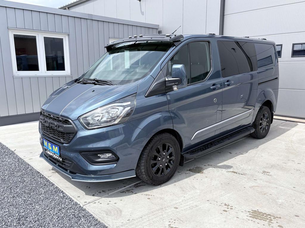 Ford Transit Custom 2.0 TDCi L1H1 sport - automaat *12m gara, Autos, Ford, Cuir, Achat, 6 portes, Euro 6