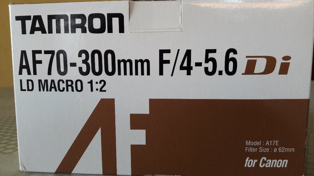 Tamron AF 70-300mm F4-5.6 DI voor canon, Ophalen, Canon, Nieuw, Zonnekap