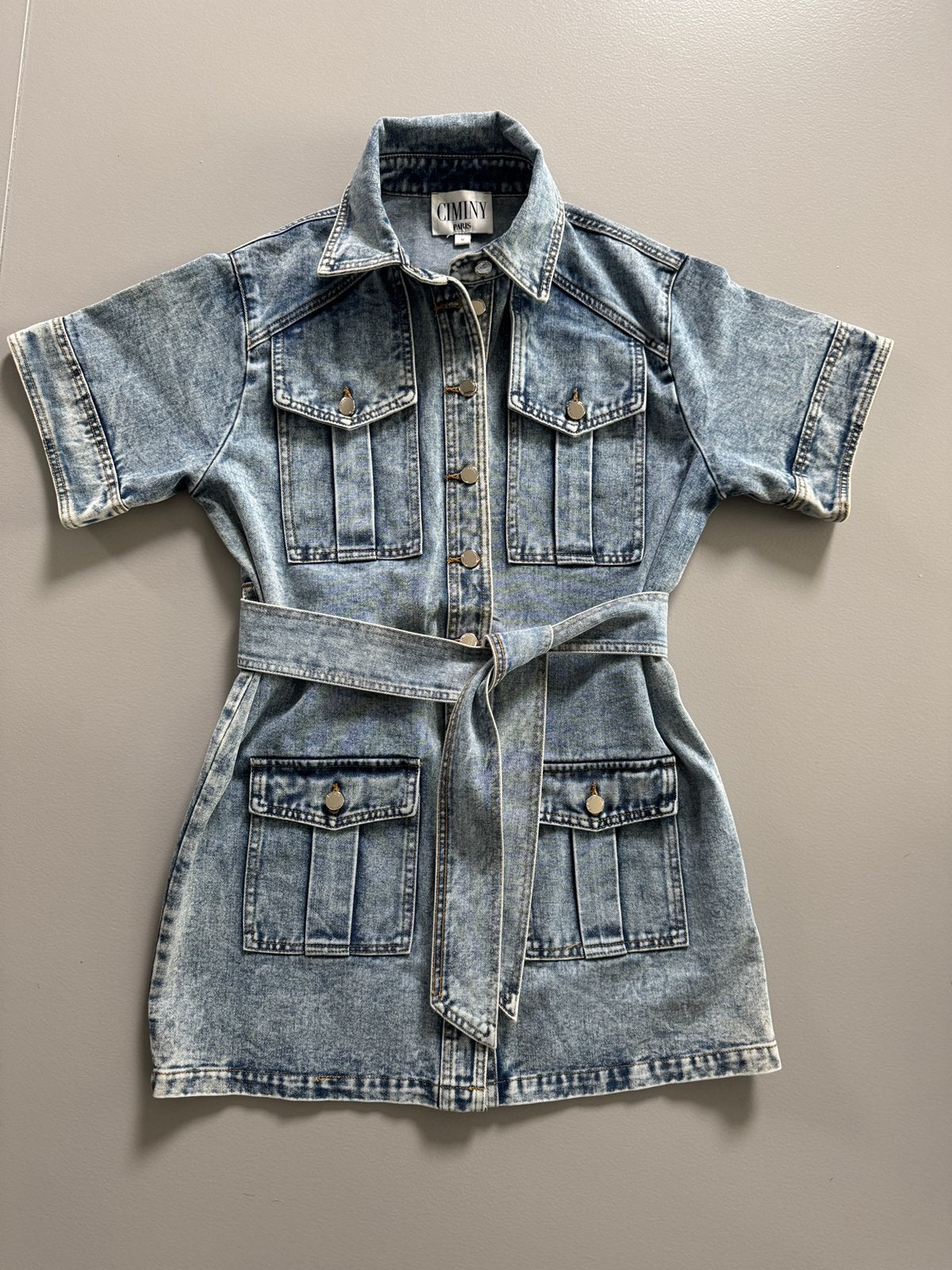 Jeansjurk/denim jurk Ciminy Paris, maat M, Ophalen, Nieuw, Maat 38/40 (M)