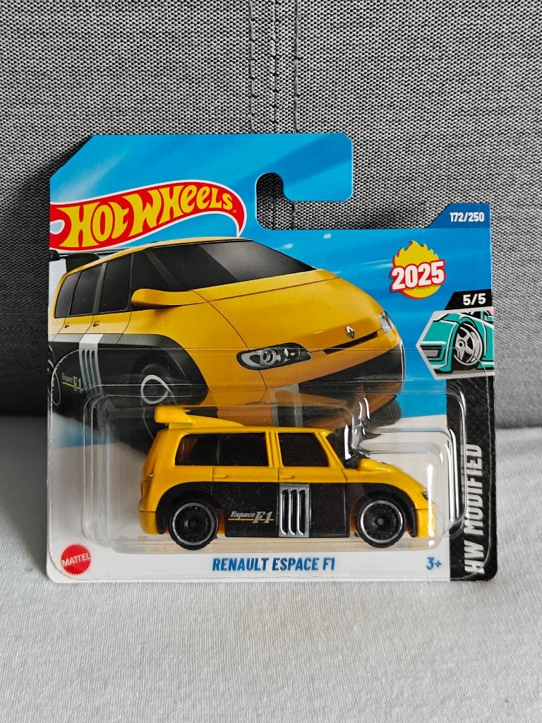 Hot Wheels Renault Espace F1 Geel/Zwart HW Modified 2025, Ophalen of Verzenden, Nieuw, Auto