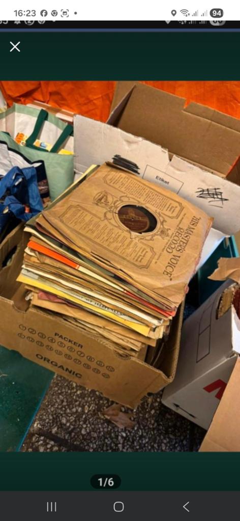 2 caisses de 78 tours, CD & DVD, Enlèvement ou Envoi