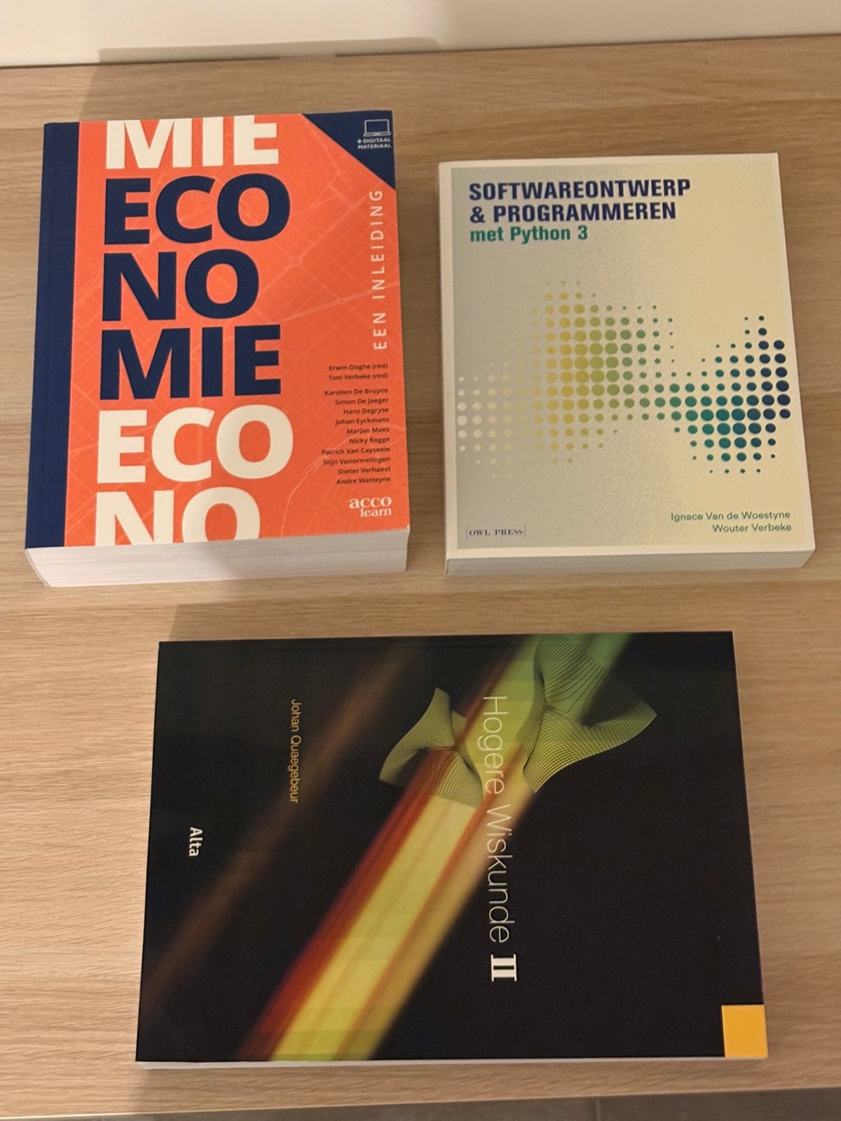 KU Leuven FEB-handboeken: economie, programmeren & wiskunde, Ophalen, Nieuw, Hoger Onderwijs