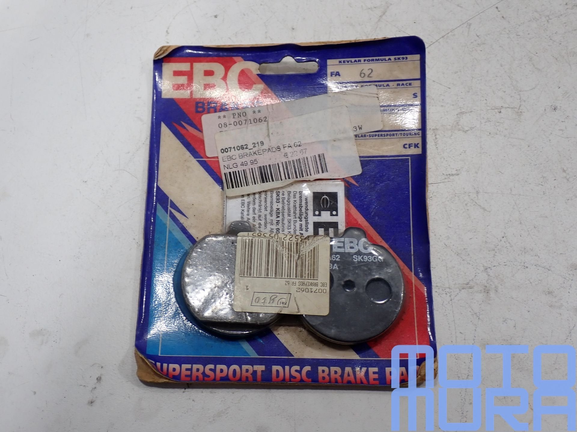 EBC FA062 Organische remblokken voor Kawasaki Z 1000 ST 1979, Motoren, -, -, Nieuw, Ophalen of Verzenden