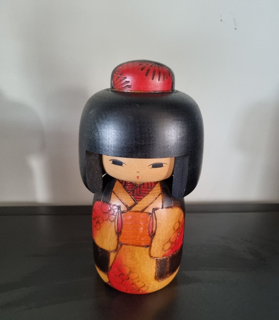 Mooie Spring Day Kokeshi van Fumio Tomidokoro, Antiek en Kunst, Kunst | Niet-Westerse kunst, Verzenden