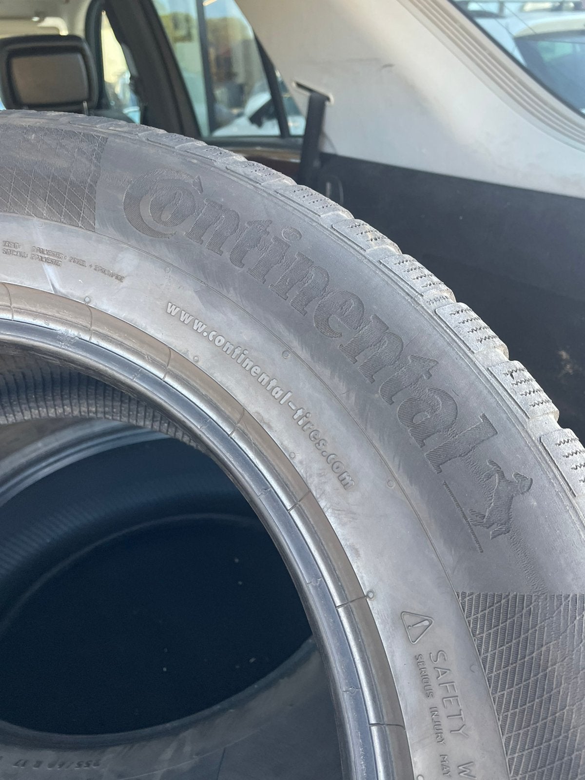 Pneus d'hiver Continental, Autos : Pièces & Accessoires, Pneus hiver, 255 mm, Enlèvement, Utilisé