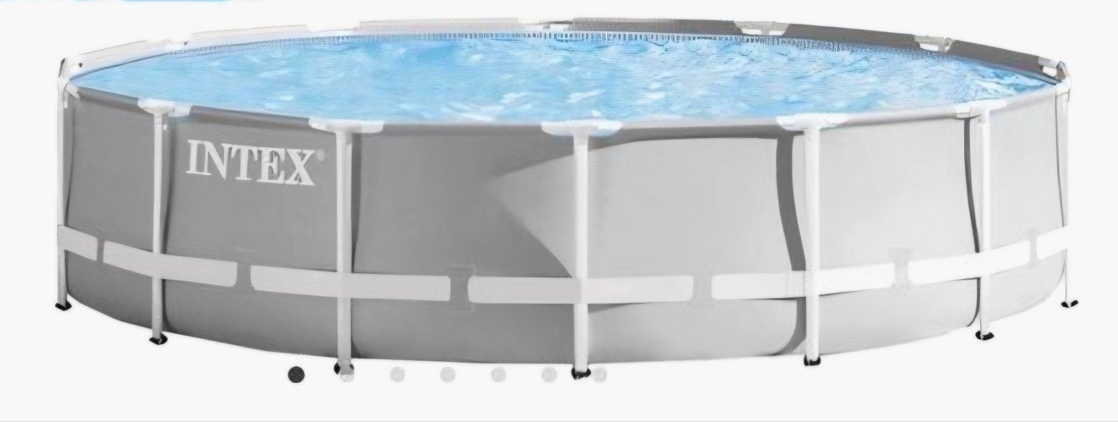 Opzetzwembad, Jardin & Terrasse, Piscines, 300 cm ou plus, Rond, Comme neuf, Enlèvement
