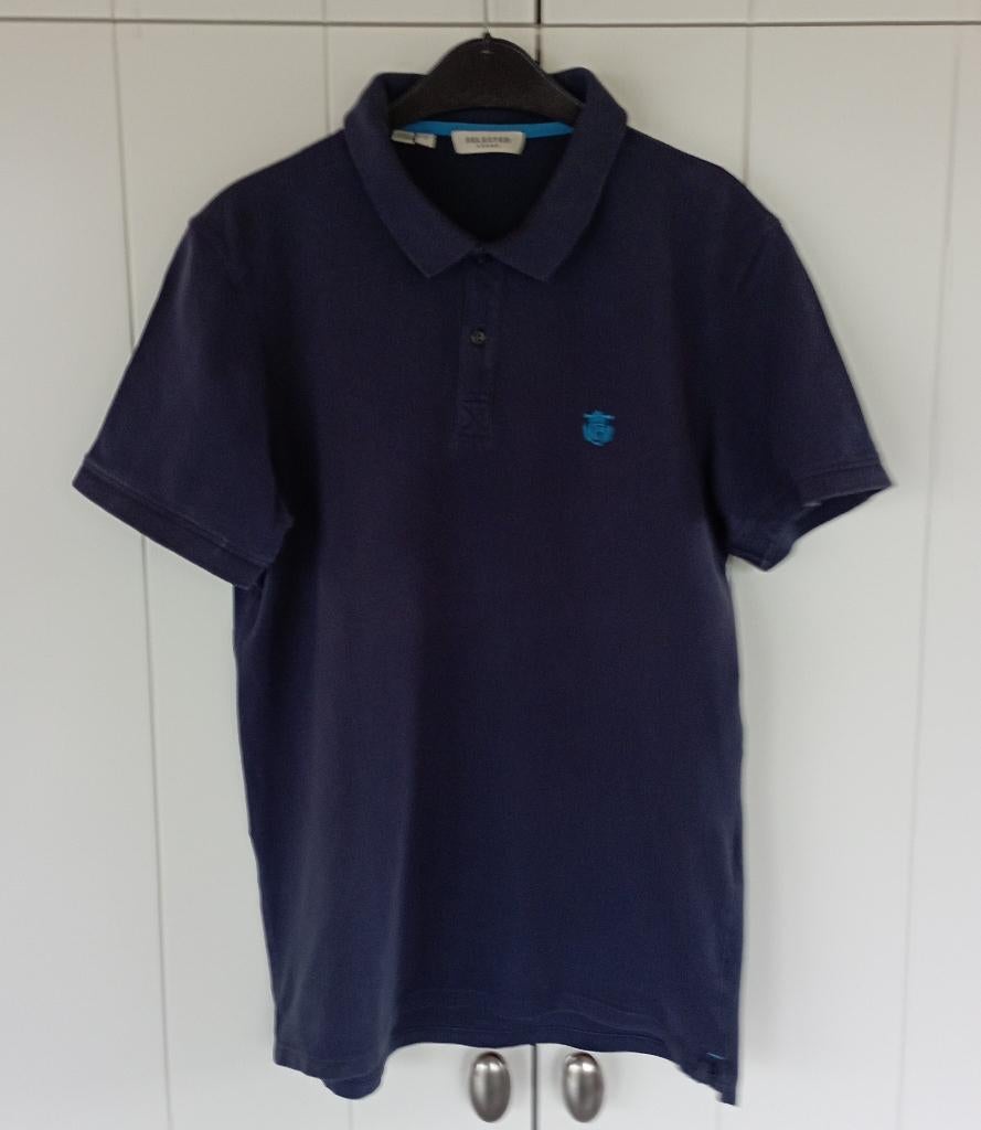 Polo bleu foncé Selected Homme - taille L, Enlèvement ou Envoi, Bleu, Selected Homme, Taille 52/54 (L)