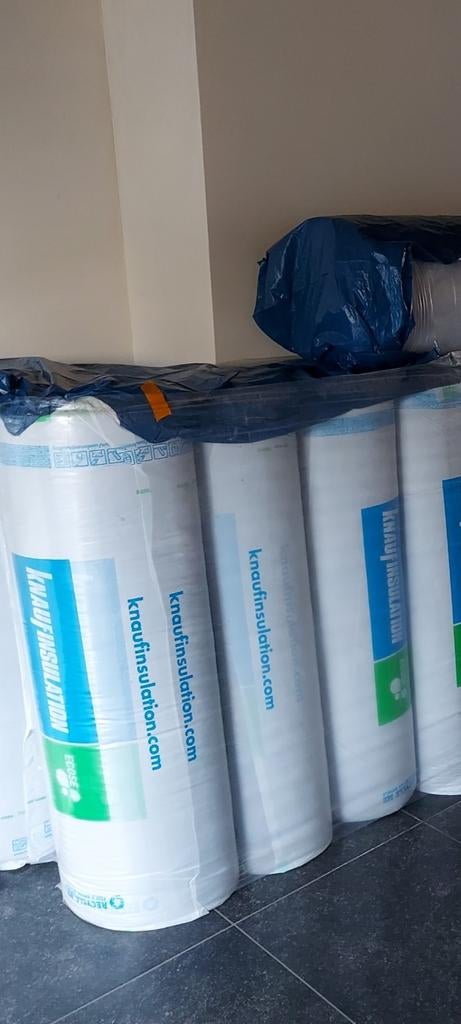 3 x Isolatie knauf 18 mm dik 4.92 vierkante meter per rol, Enlèvement