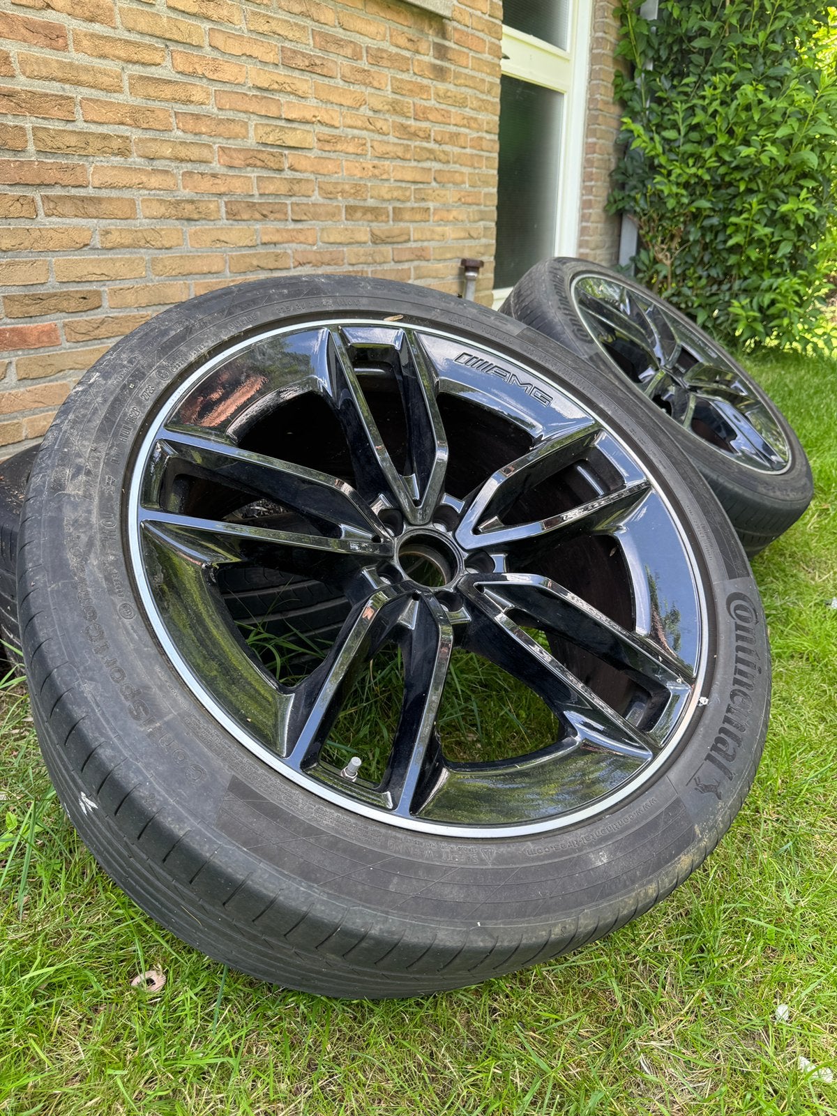 Mercedes AMG GLE 2019-2026 22 inch ZWARTE velgen/bandenset, Auto-onderdelen, Ophalen, Velg(en)