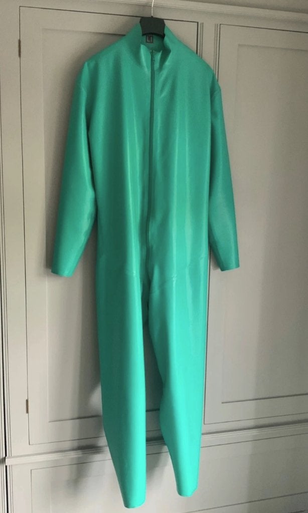 Combinaison latex catsuit L, XL chloré, Envoi, Neuf