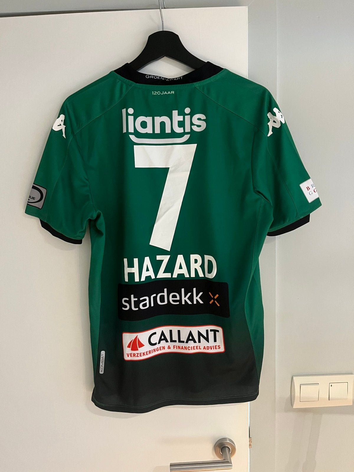 Matchworn Kylian Hazard Cercle Brugge Truitje, Sport en Fitness, Voetbal, Maat M, Ophalen of Verzenden, Zo goed als nieuw, Shirt