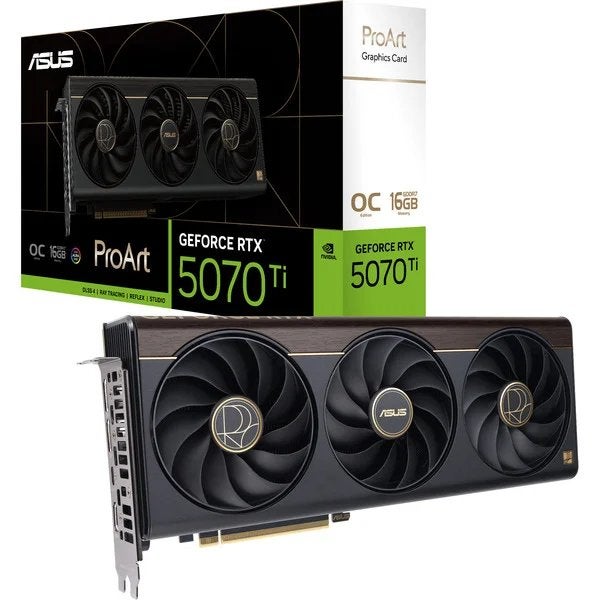 Asus Proart RTX 5070TI OC, Informatique & Logiciels, Cartes vidéo, Enlèvement ou Envoi, Comme neuf