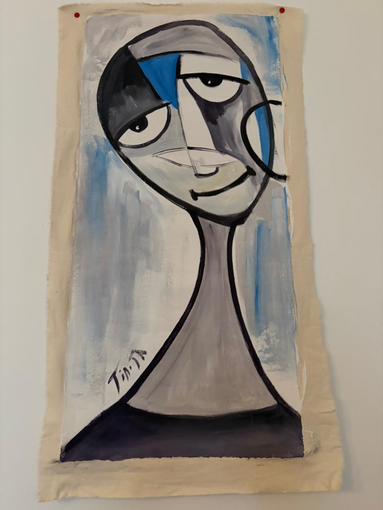 Schilderij op doek 40/80 cm, Ophalen