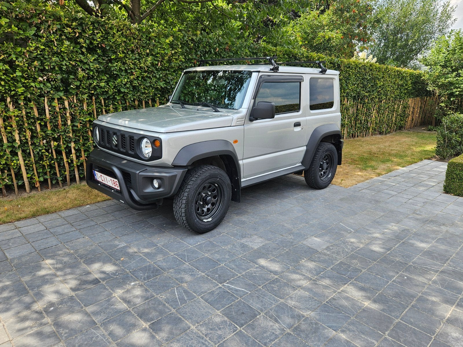 suzuki jimny te koop, Autos, Argent ou Gris, 2 places, Noir, Tissu