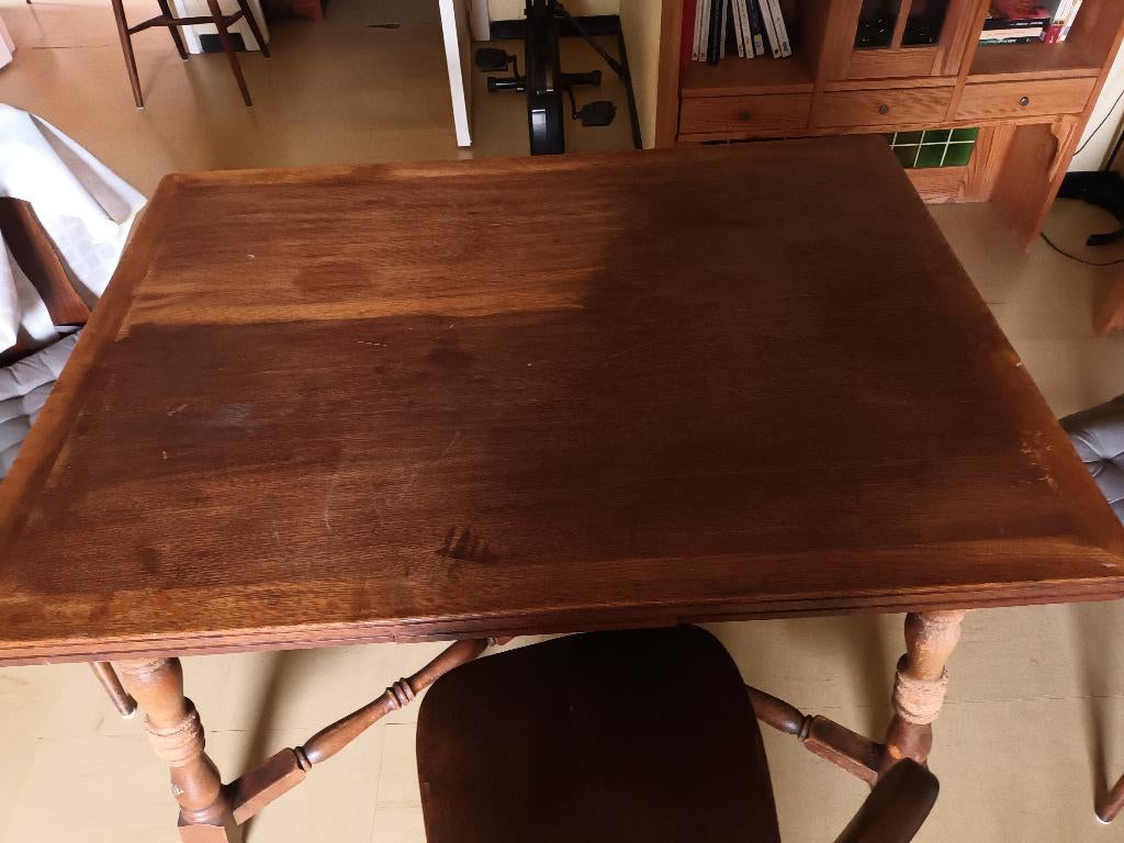 Table, Quatre personnes, Enlèvement, Utilisé, Chêne