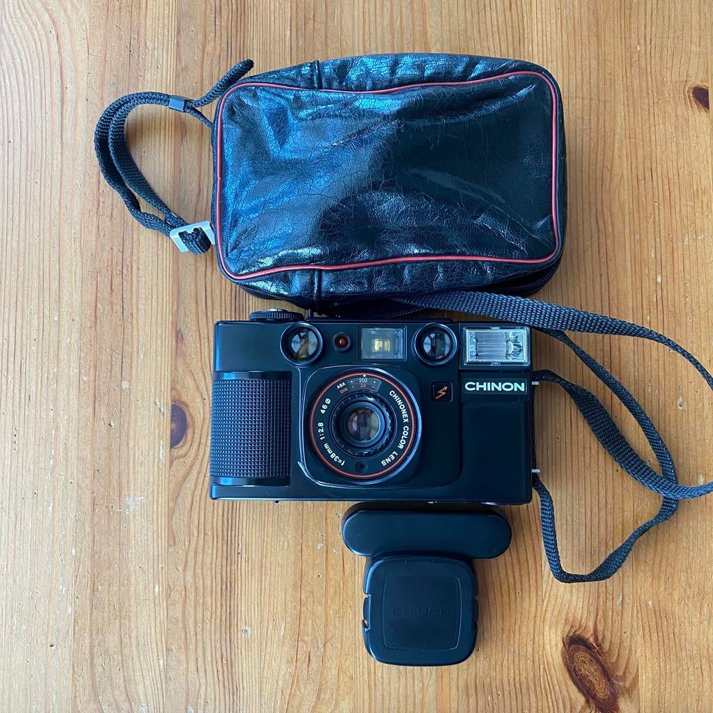 Chinon 35F-MA Infrafocus, point&shoot *comme neuf, Enlèvement ou Envoi, Comme neuf, Compact, Autres Marques