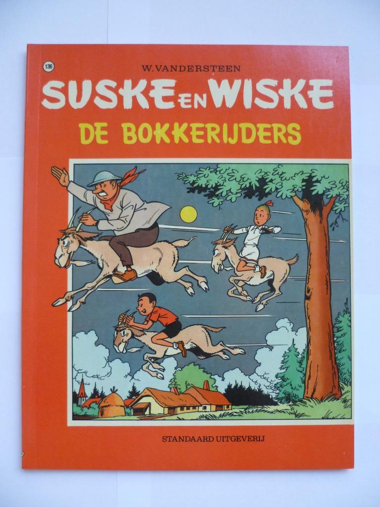 S&W 1E DRUK NR:136"DE BOKKERIJDERS"UIT 1972, Enlèvement ou Envoi, Willy Vandersteen, Une BD, Comme neuf