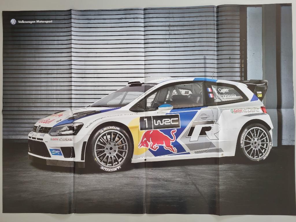 Poster Volkswagen Polo WRC, Enlèvement, Comme neuf