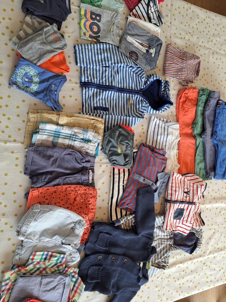 Lot vêtements garçon 18 mois. Printemps été, Enlèvement