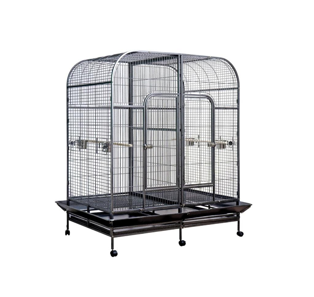 Cage à perroquets Twins à roulettes ! Cage pour oiseaux Perr, Enlèvement ou Envoi, Neuf, Cage à oiseaux
