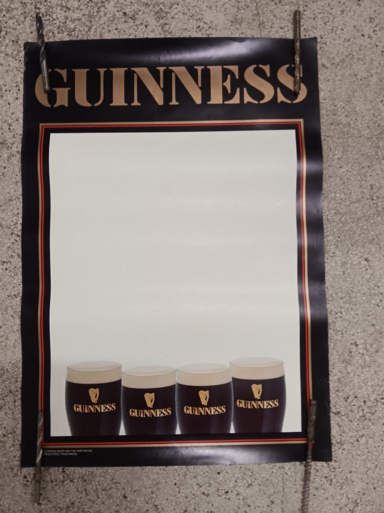 Affiche Guinness, Verzamelen, Ophalen of Verzenden, Gebruikt, Overige typen