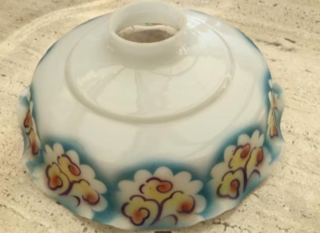 Glazen lampenkap / lampenkapje opaal glas, Enlèvement ou Envoi, Comme neuf, Rond, Moins de 25 cm