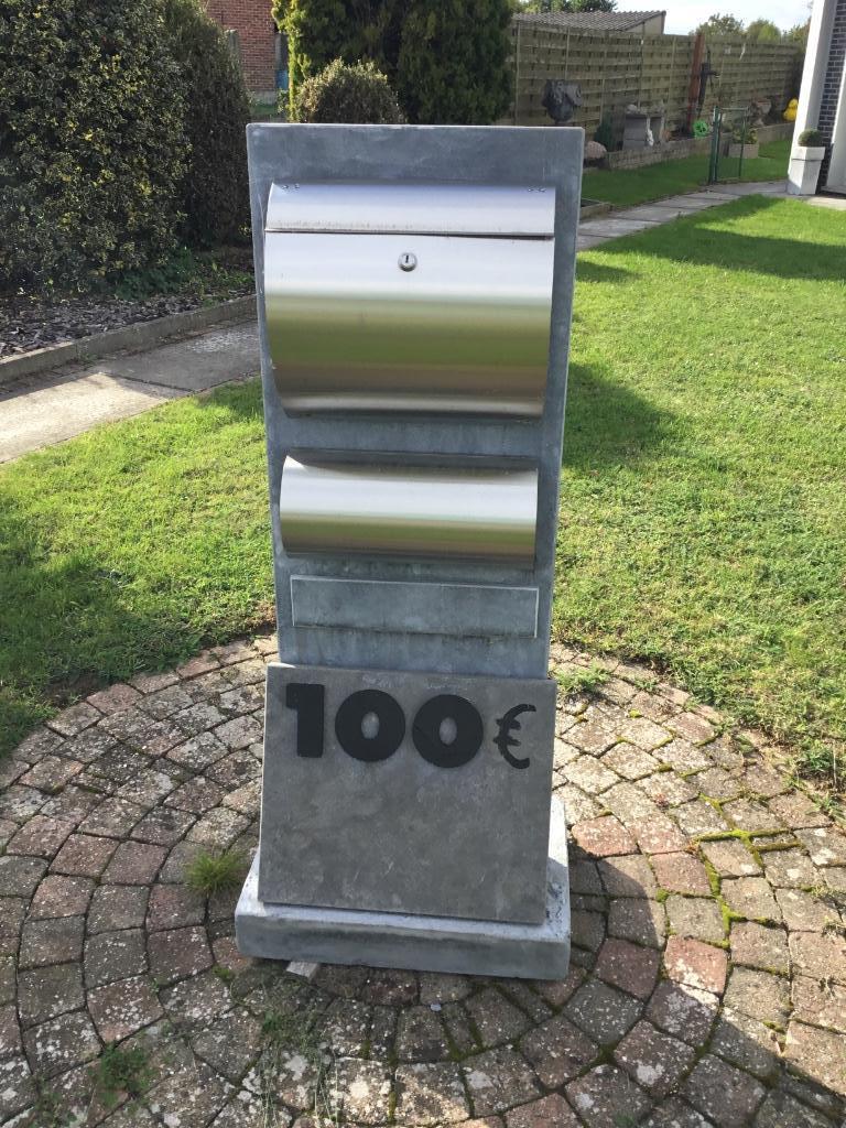 Brievenbus, Tuin en Terras, Brievenbussen, Ophalen, Nieuw, Inox