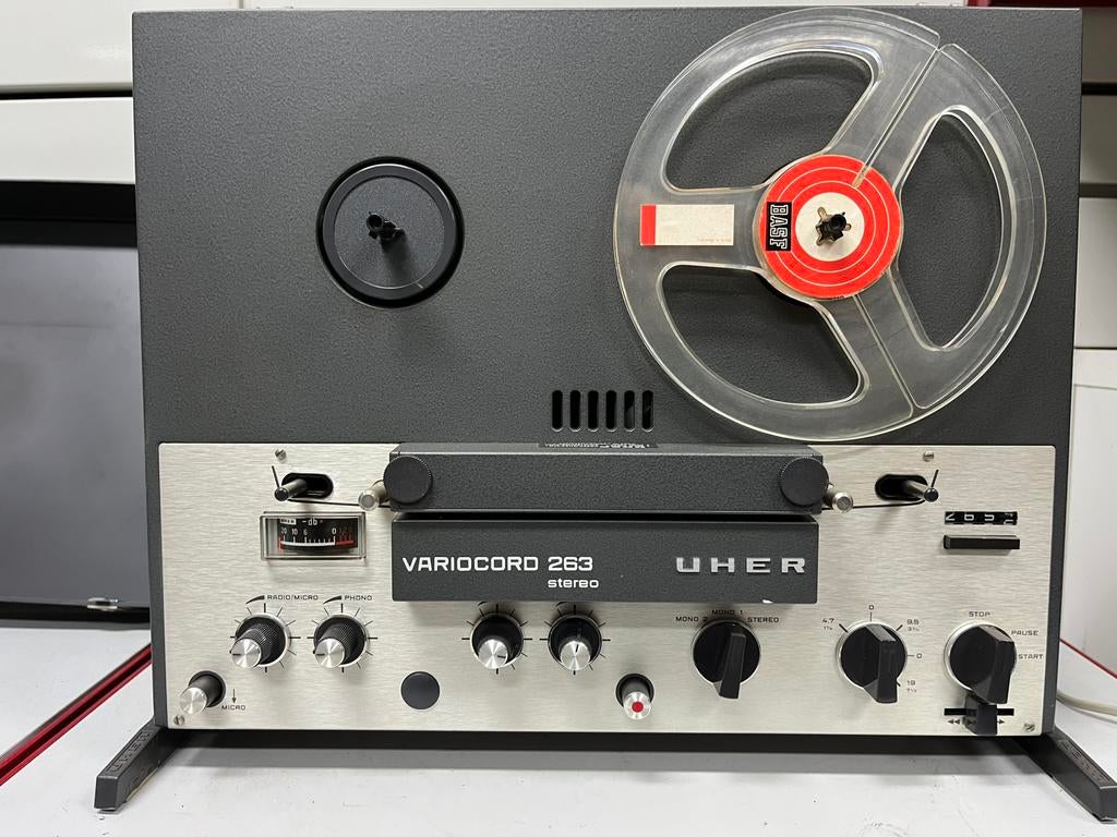 UHER variocord 263 Stereo - Magnétophone à bandes vintage, TV, Hi-fi & Vidéo, Enregistreurs audio, Magnétophone, Enlèvement