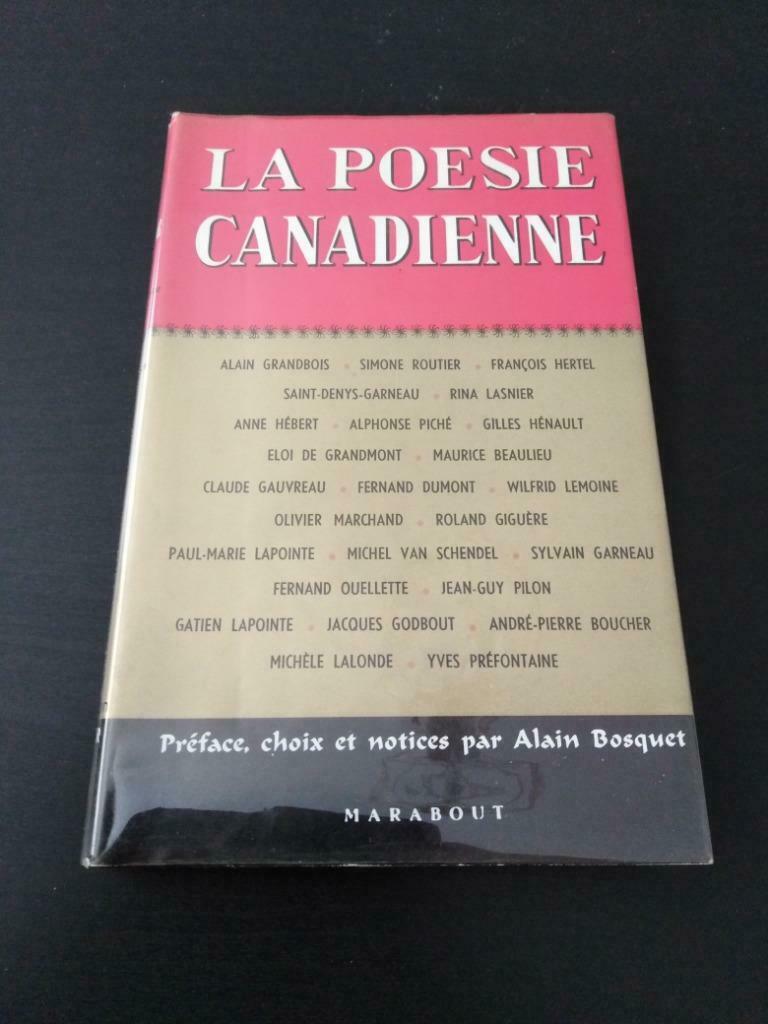 La poésie canadienne, Enlèvement ou Envoi, Utilisé