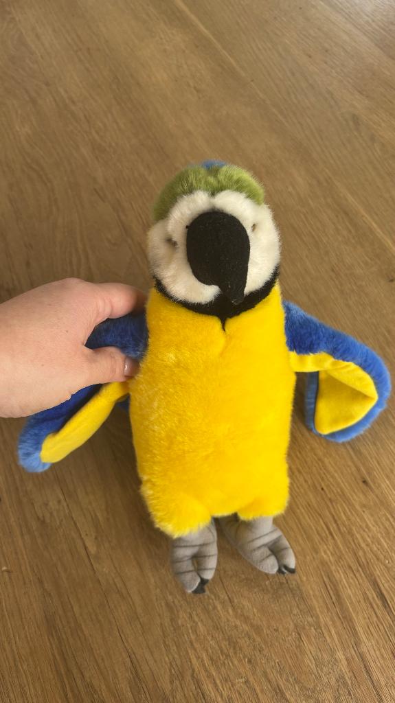 Ara knuffel zoo Planckendael, Enlèvement ou Envoi, Comme neuf, Autres types
