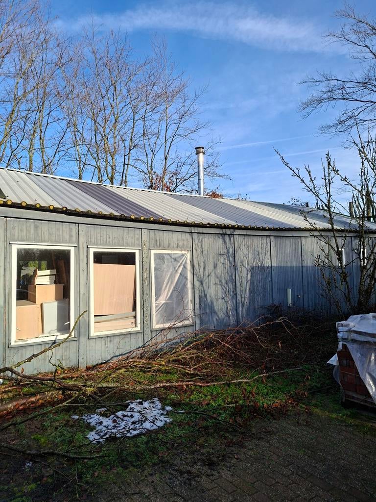 Maison temporaire, chalet en bois, Enlèvement