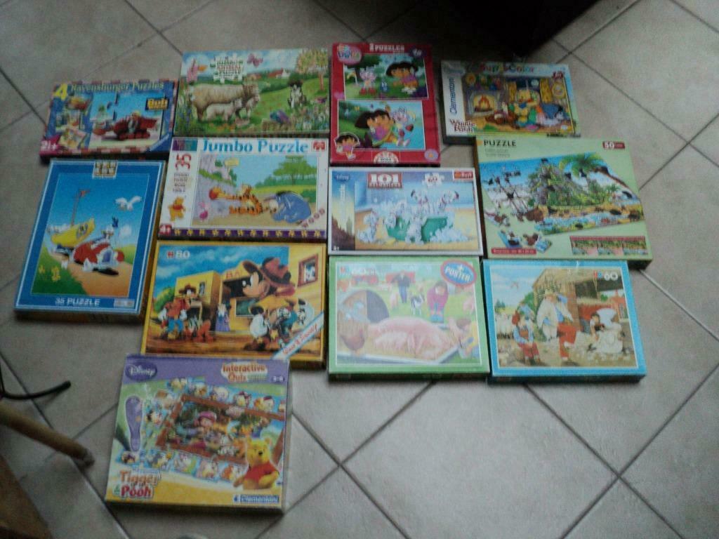 puzzels van 6 tot 60 stukken vanaf 2 euro, Kinderen en Baby's, Speelgoed | Kinderpuzzels, Ophalen of Verzenden