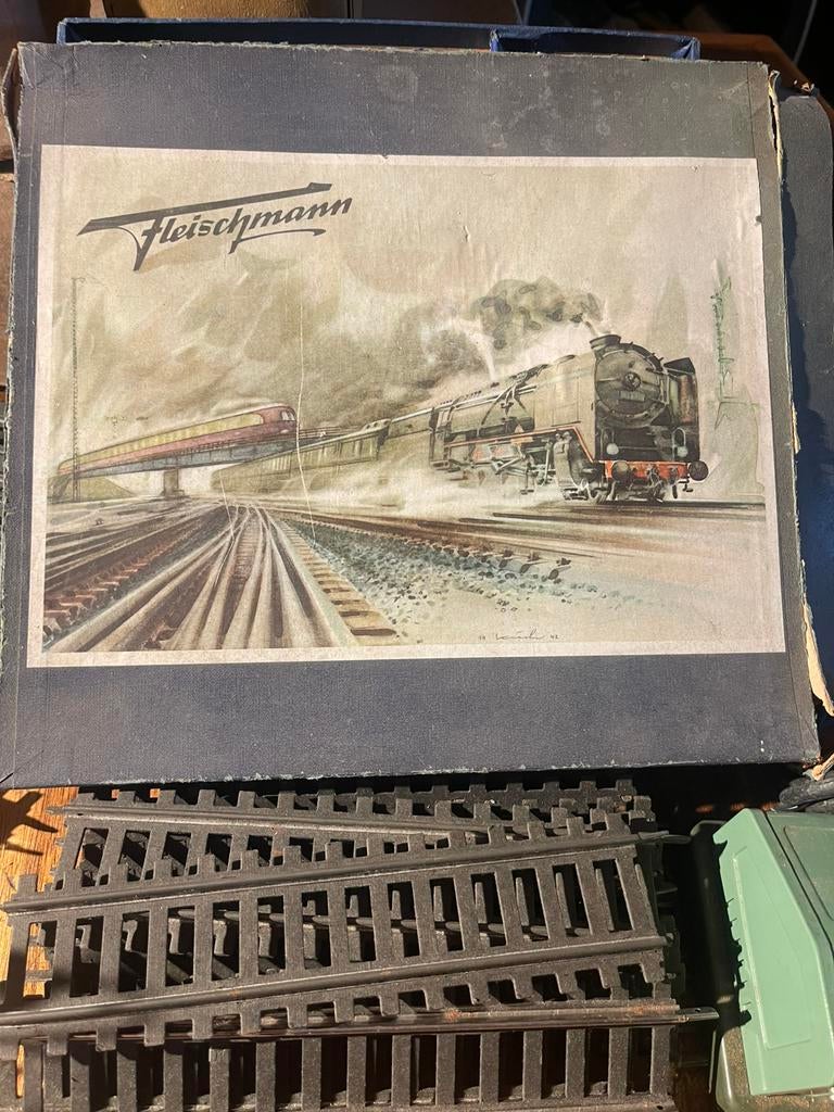 Fleischmann elektrische trein 1949, Verzamelen, Spoorwegen en Tram, Zo goed als nieuw, Trein, Ophalen of Verzenden