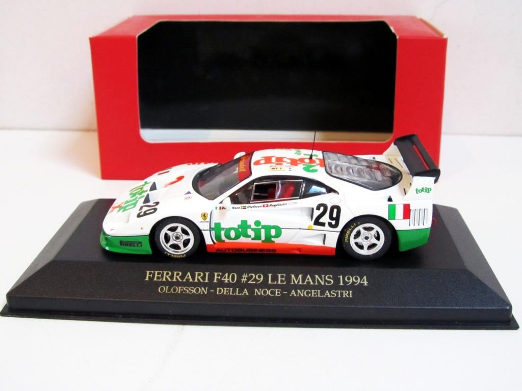 Ferrari F40 #29 Le Mans 1994 Hot Wheels / IXO FER010 (1/43), Ophalen of Verzenden, Nieuw, Auto, Overige merken