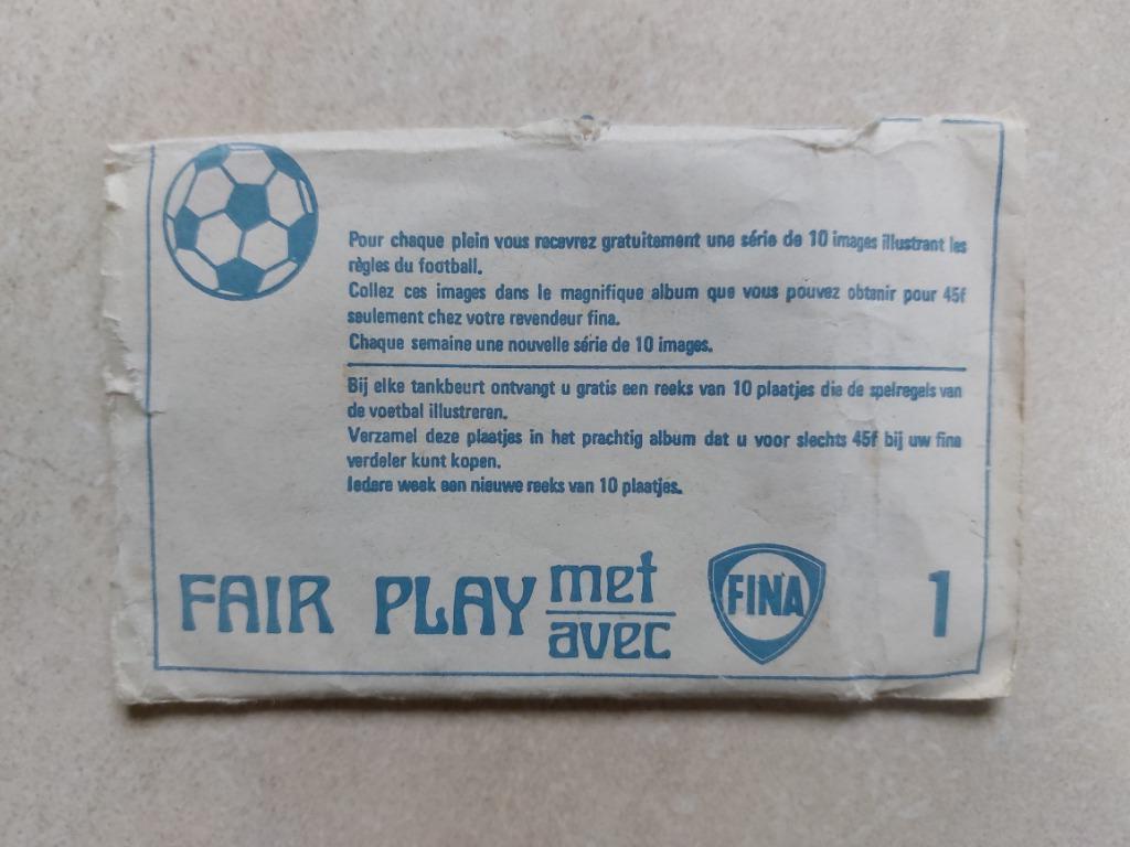 19 prentjes uitgegeven door Fina (Voetbal), Verzamelen, Verzenden