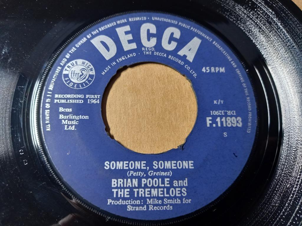 Brian Poole And The Tremeloes – Someone, Someone '7, Ophalen of Verzenden, Zo goed als nieuw, Pop