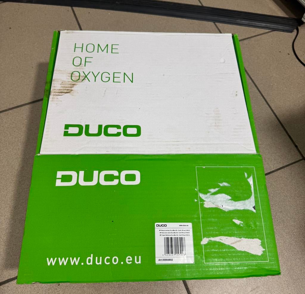 NIEUW - BP Meerzoneklep DucoBox En. Comf. D160Z + 2 sensoren, Ophalen, Nieuw, Ventilator