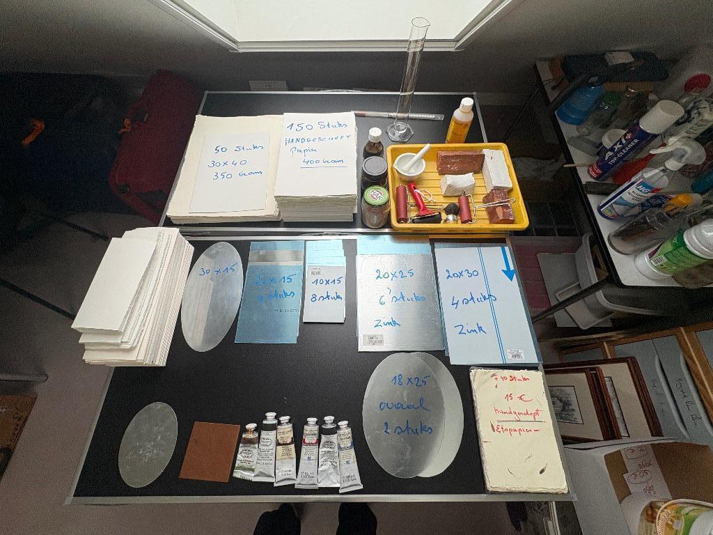 Ets materiaal, Antiek en Kunst, Kunst | Etsen en Gravures, Ophalen