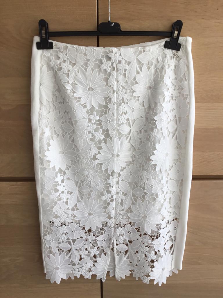 Jupe SVNTY ANVERS, Taille 38/40 (M), Enlèvement ou Envoi, Comme neuf, Blanc