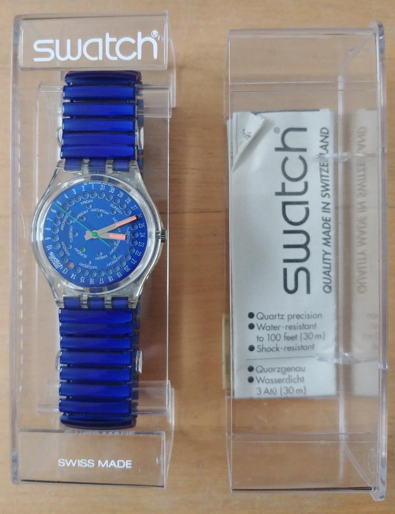 Swatch Drop blauw GK708, Ophalen of Verzenden, Nieuw