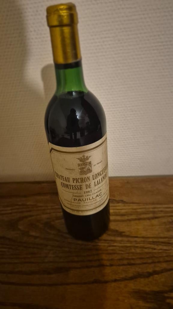 Châteaux Pichon 1982,Comtesse de Lalande,Grand Cru Pauillac., Enlèvement ou Envoi, Comme neuf