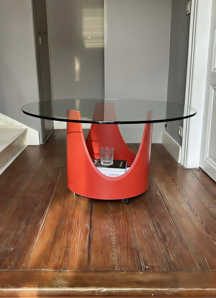Table basse vintage Opal Möbel (années 1970), Antiquités & Art, Enlèvement