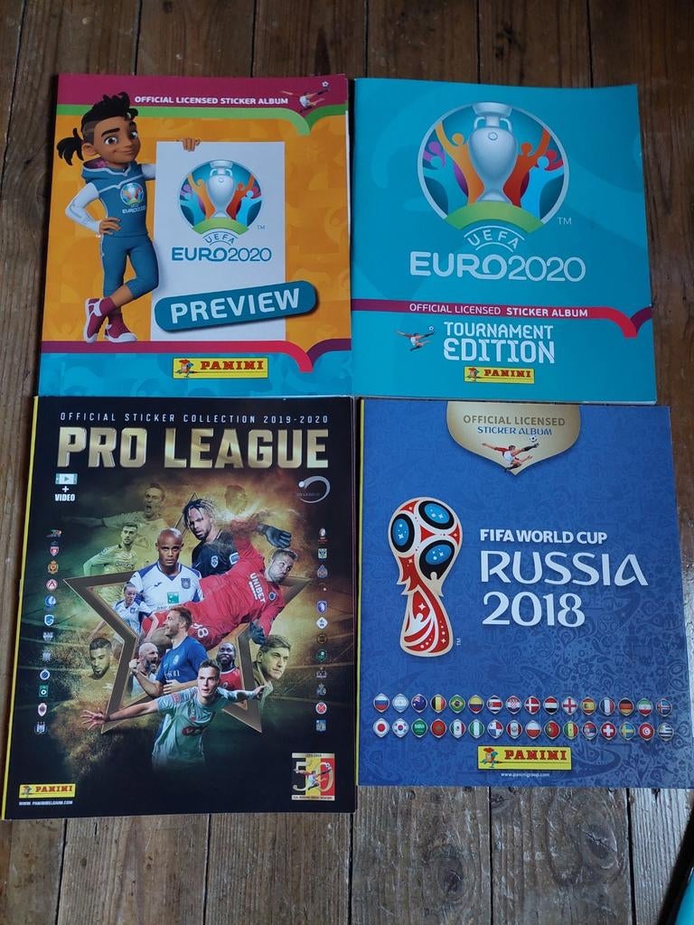 Batch lege lege panini-albums, Verzamelen, Verzenden, Zo goed als nieuw