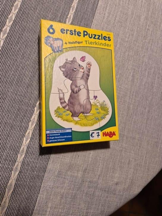 HABA dierenkinderen, 6 verschillende puzzels., Ophalen of Verzenden