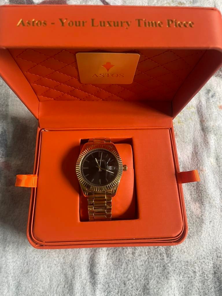 Astos Legendary horloge, Handtassen en Accessoires, Staal, Staal, Polshorloge, Nieuw