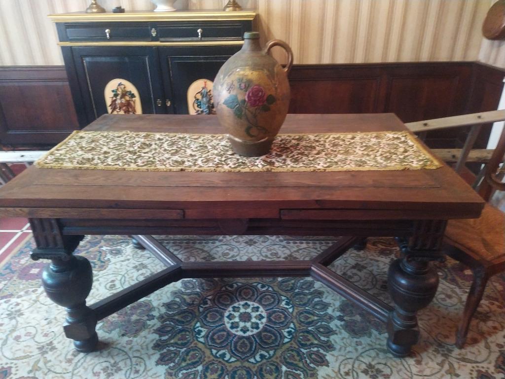 table salle à manger, Enlèvement, Utilisé, 50 à 100 cm, Chêne