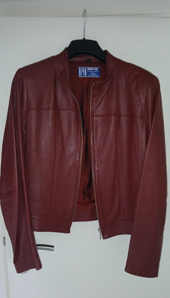 Lederen jas dames, Kleding | Dames, Overige kleuren, Zo goed als nieuw, Jasje, Richa