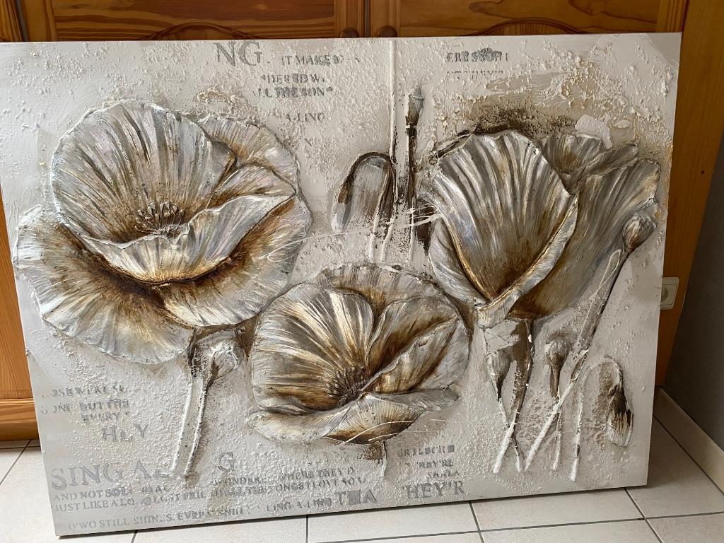 Tableau met bloemen : modern, Enlèvement
