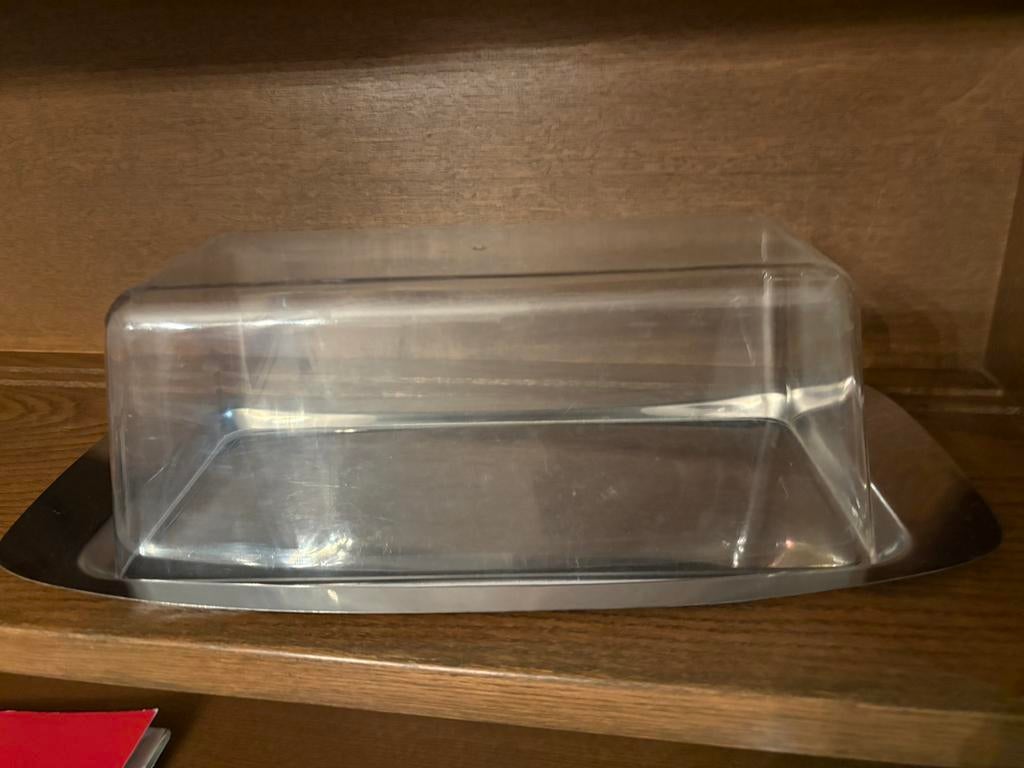 Schaaltje met plastieken deksel, Ophalen of Verzenden, Gebruikt