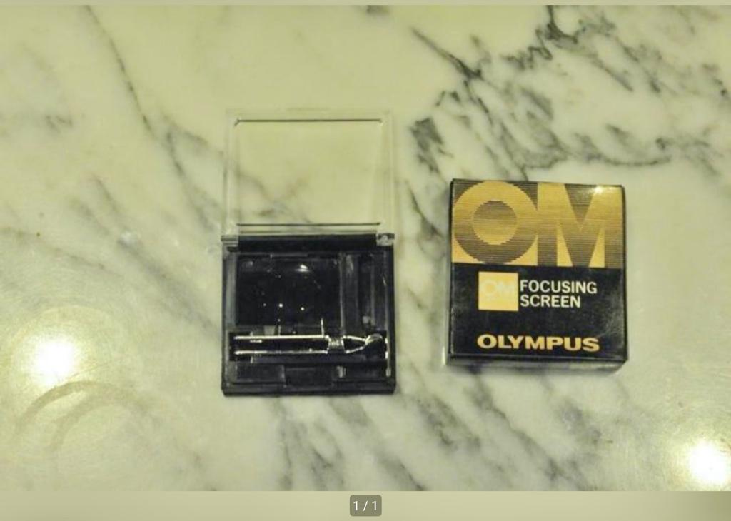 Olympus matglas type 9 voor OM systeem., Ophalen of Verzenden, Zo goed als nieuw, Overige typen